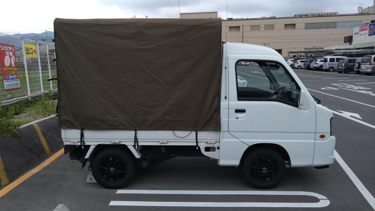 美品 赤帽サンバーアコーディオン幌セット 幌は新品です
