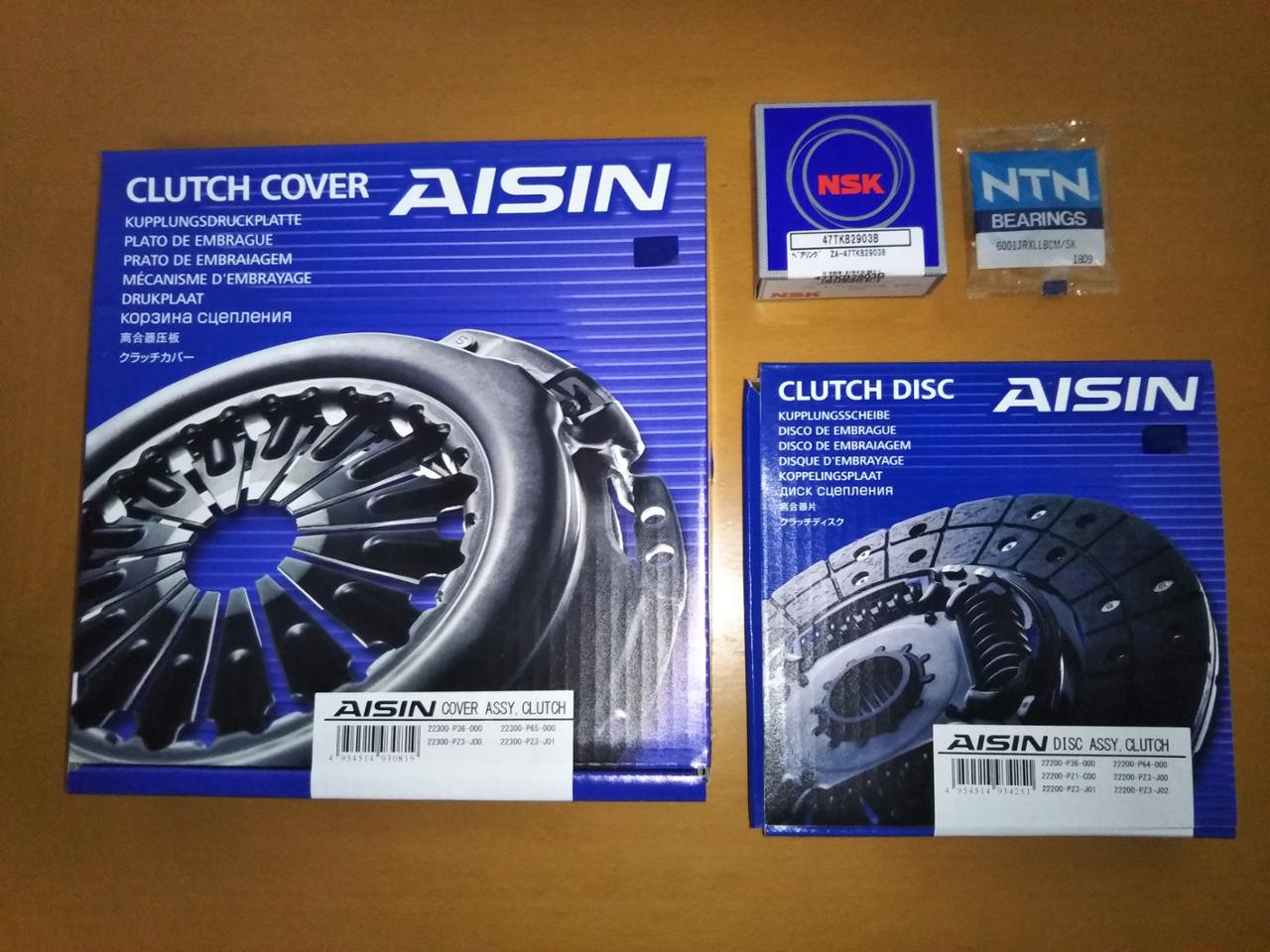 AISIN クラッチ4点セット のパーツレビュー | ビート(Nearco AISIN クラッチ4点セット のパーツレビュー | ビート(Nearco