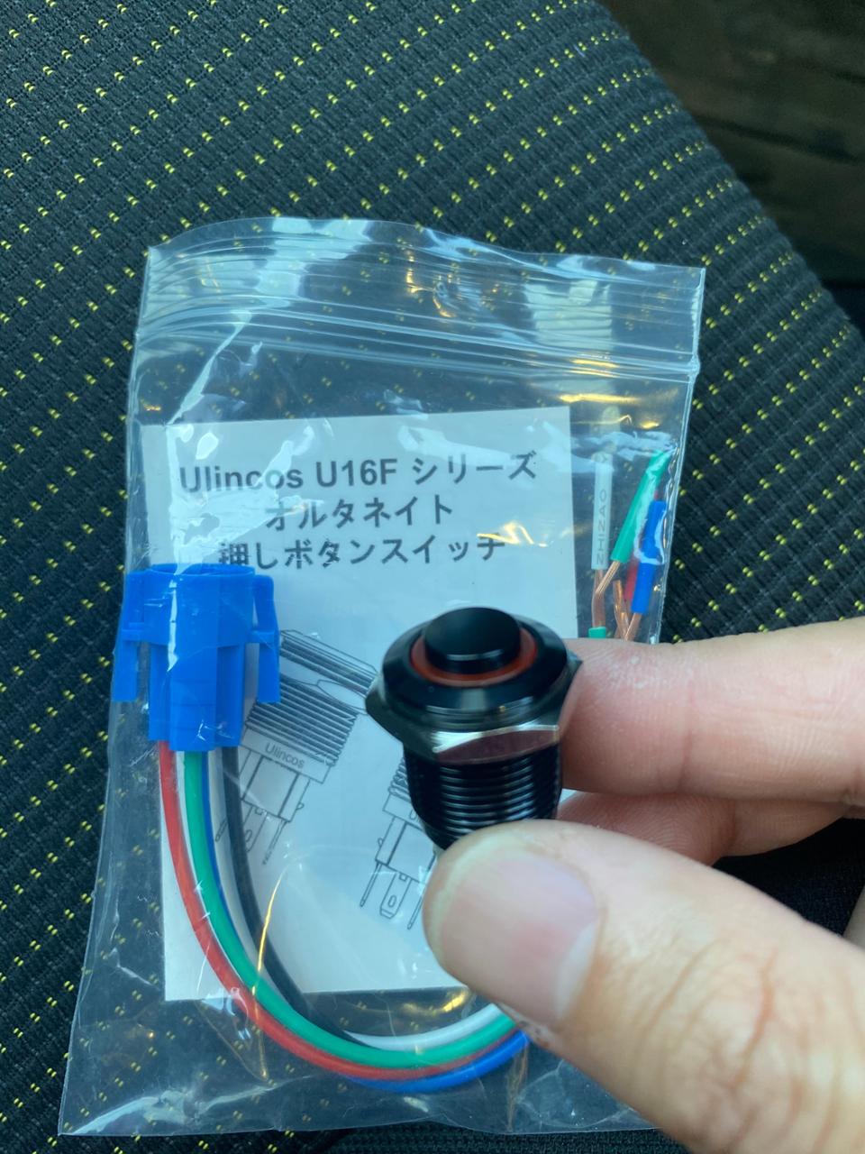 Ulincos 防水 押しボタンスイッチ U16F2 オルタネート型 1NO1NC SPDT ON/OFF ブラック メタル 12V レッドLED 16mm (赤 ブラック) のパーツレビュー | ジムニー(スライダー) | みんカラ Ulincos 防水 押しボタンスイッチ U16F2 オルタネート型 1NO1NC SPDT ON/OFF ブラック メタル 12V レッドLED 16mm (赤 ブラック) のパーツレビュー | ジムニー(スライダー) | みんカラ