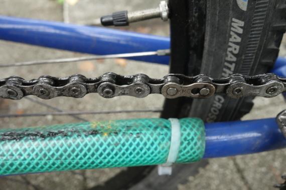 自転車 チェーン カバー 自作