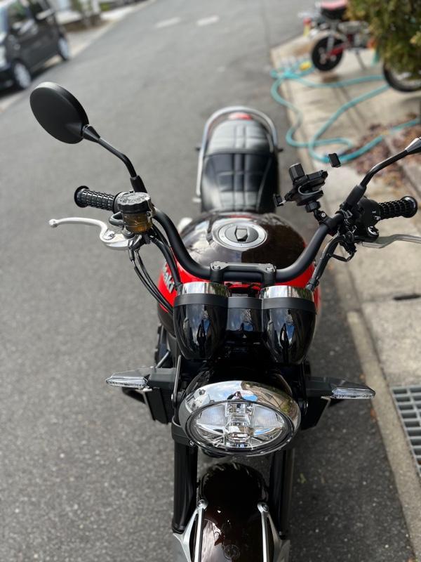 CAFE ミラー ものたりな アッシ カワサキ W800
