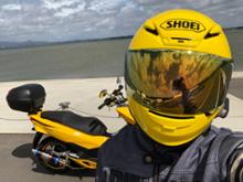 SHOEI CWR-1 PINLOCKシールド スモークミラー ゴールド のパーツ
