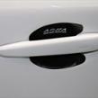 AQUA CX-80　ドアハンドル傷防止シート ロゴ入り