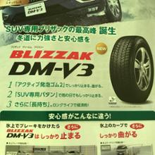 BLIZZAK DM-V3 225/55R19 BRIDGESTONE(ブリヂストン)のタイヤの