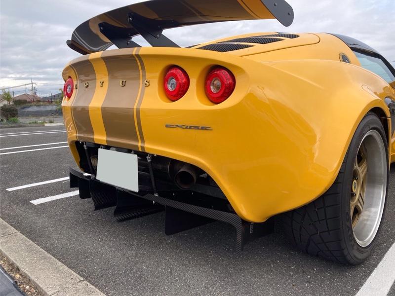 ロータスエキシージ2ドライカーボン製ディフューザー