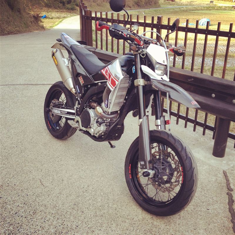 WR250X ドリップレーシングモタードフェンダー