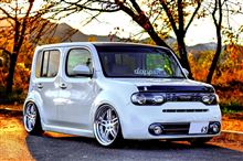 リアキャンバープレート3度装着（日産 キューブ・Z12）by