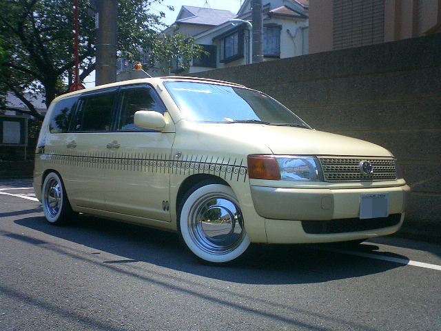 ホワイトリボンプロボックスkustom lowrider usdm