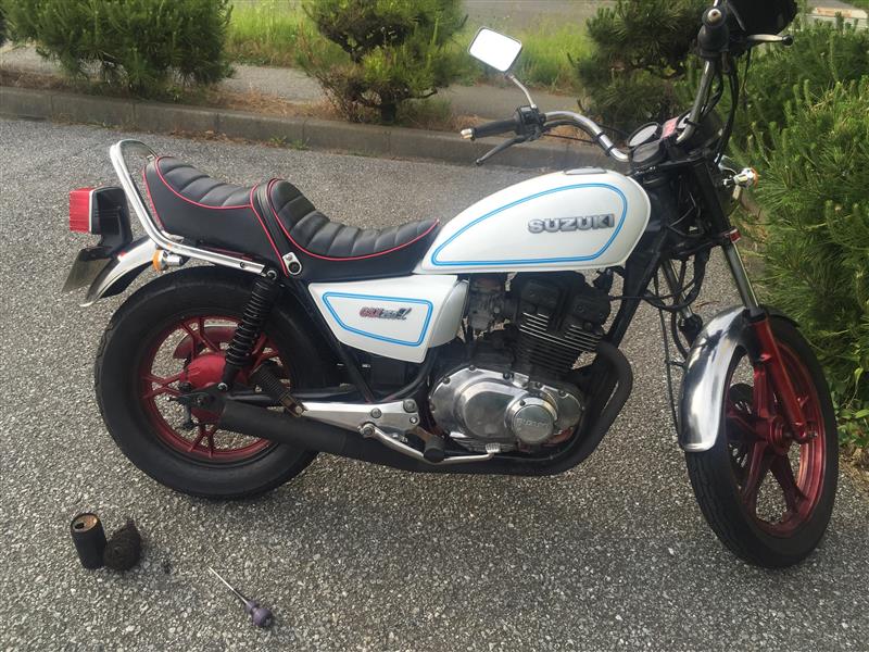 蓮凌さんのGSX250T(トラディショナル)