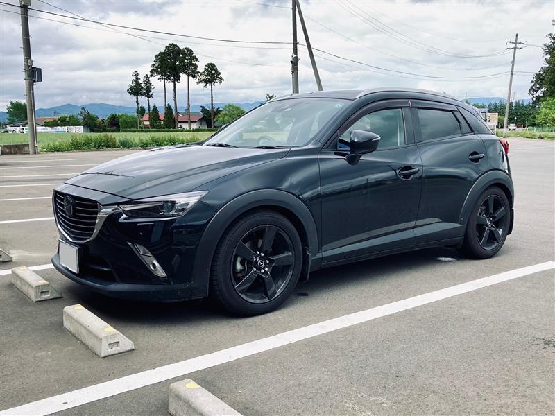 MAZDA CX-3】雨の日のジェットブラックマイカ！Jet black mica