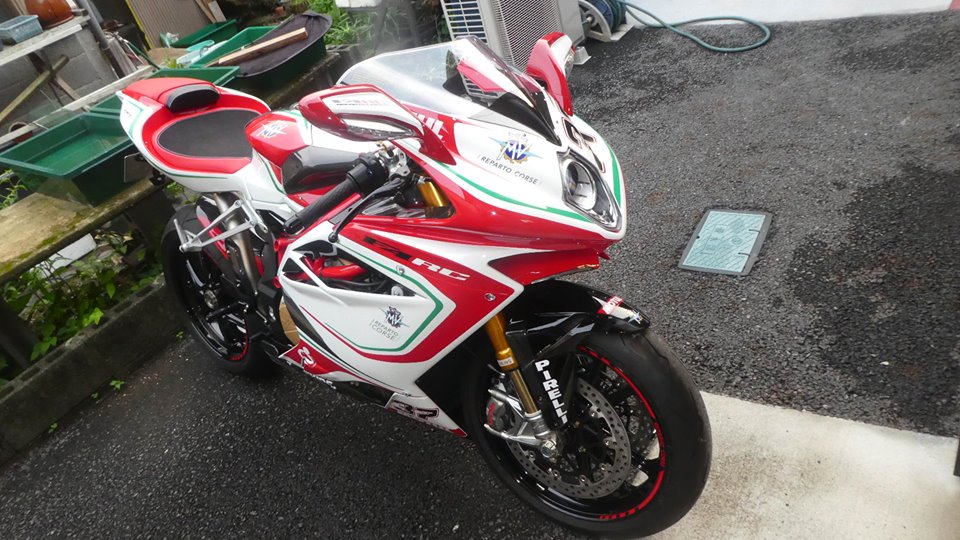 土橋竜也さんの日本限定5台2017MV AGUSTA F4 RC(Reparto Corse-MOTUL)