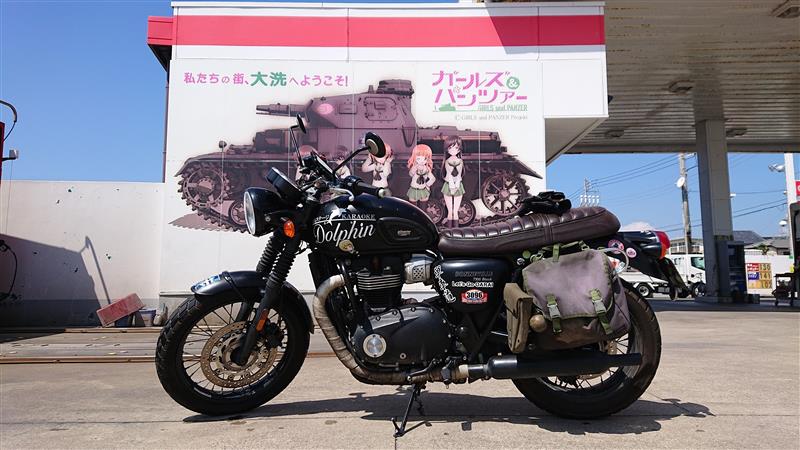 小ボスさんのトライアンフ ボンネビル