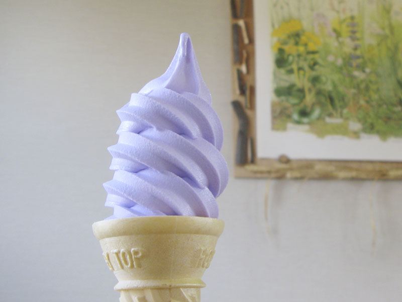 お約束？のラベンダーソフトクリーム