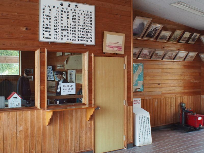 末吉鉄道記念館　館内展示①