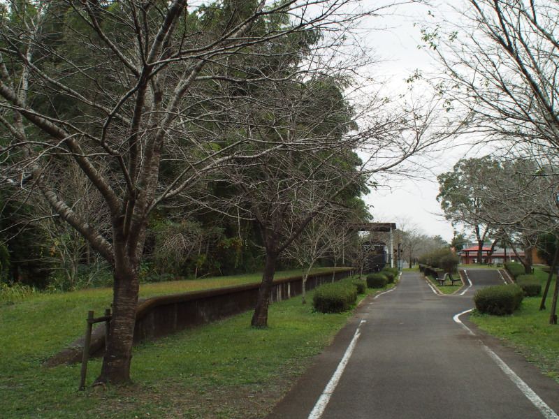 今町鉄道記念公園　西都城側ホーム端
