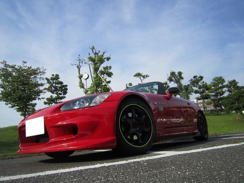黄色のリムステッカー