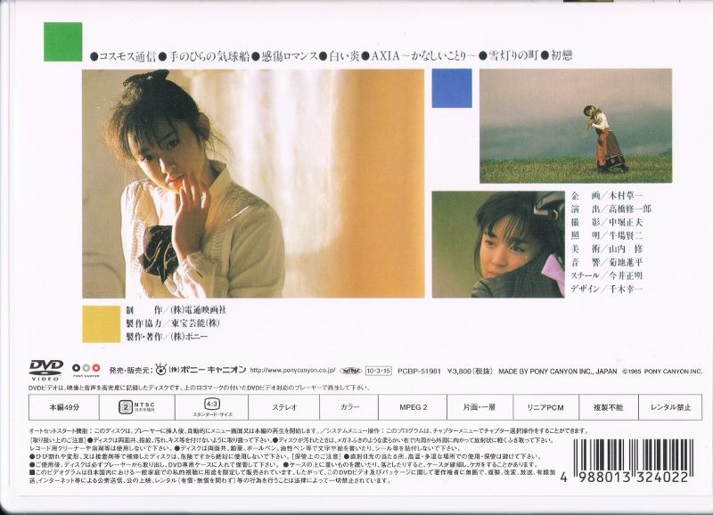 激レアβⅡ BETA/斉藤由貴オリジナル/微・少女/富良野で撮影され