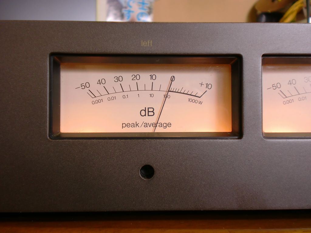 TECHNICS SH-9020 RARE Peak Average Meter Unit Vintage 1977