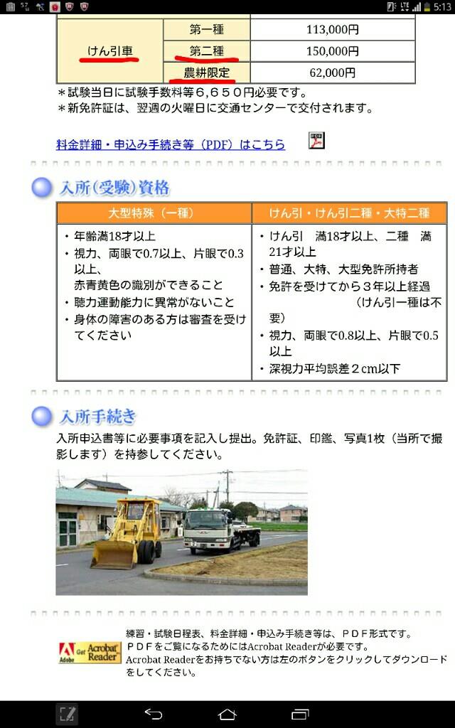 交通の勉強マイスター 戦車 農耕車限定免許について Dio110のブログ Dio110で安全運転 みんカラ
