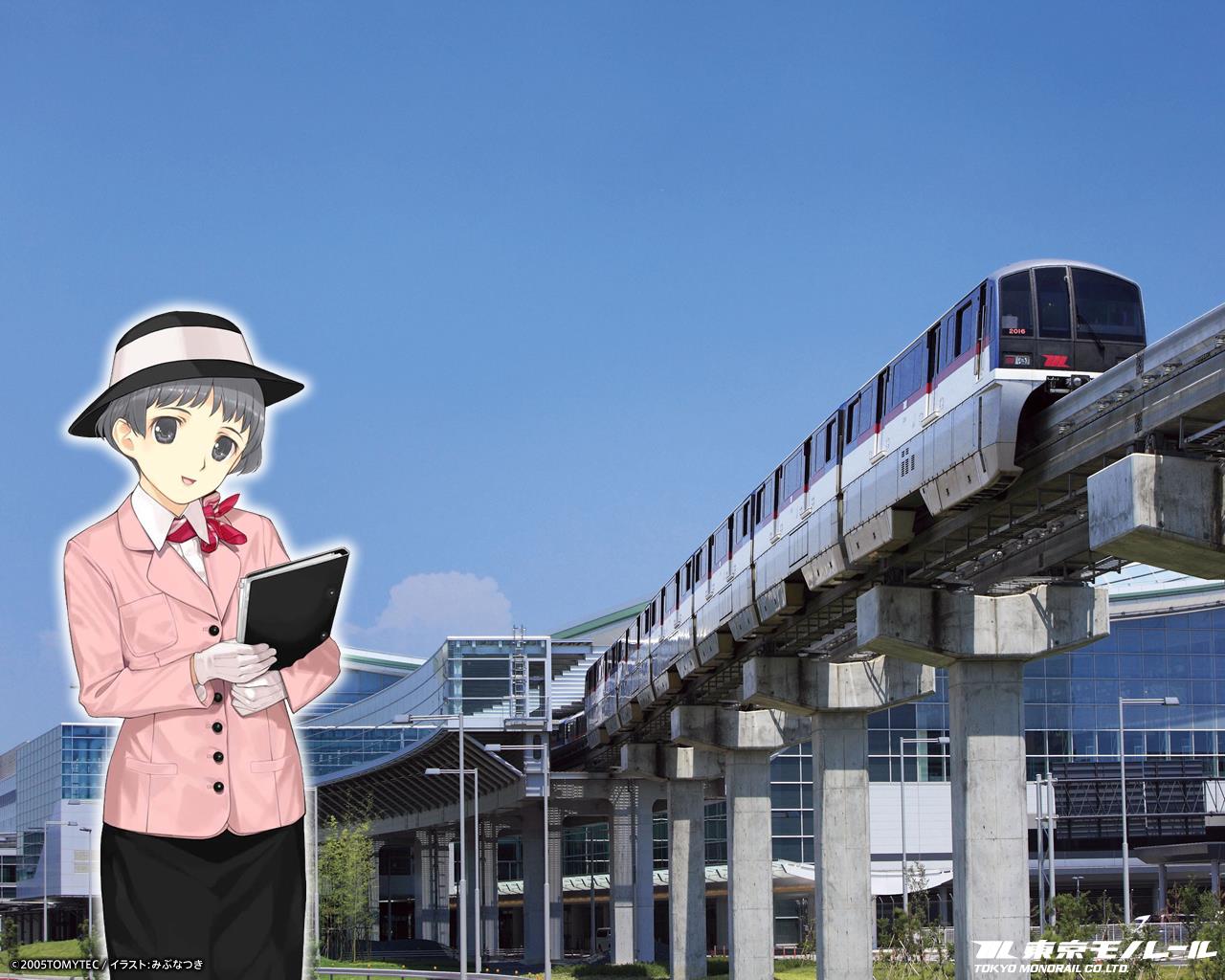 鉄道むすめ 東京モノレール 羽田あいる ちゃん と 羽田みなと ちゃん の壁紙ダウンロードしました 中日本鐵道のブログ 鉄道むすめ 萌え美少女キャラクター 水平対向 みんカラ