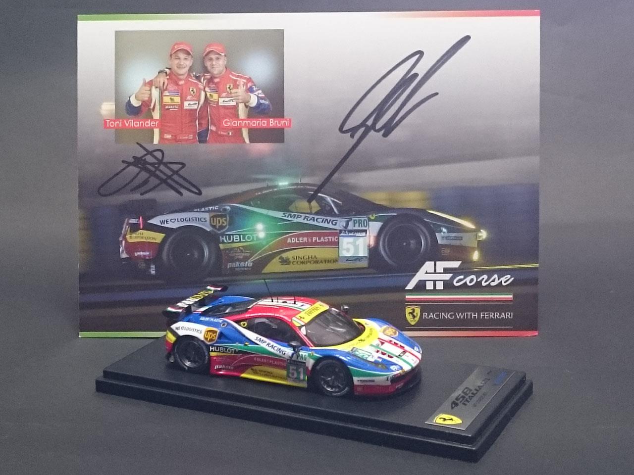 WEC開幕〈ルックスマート 1/43 フェラーリ458 イタリア GT2 AF