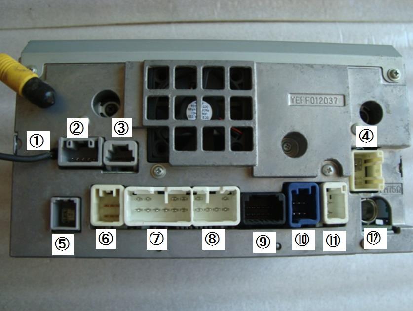 разъемы магнитолы toyota nsdn-w60