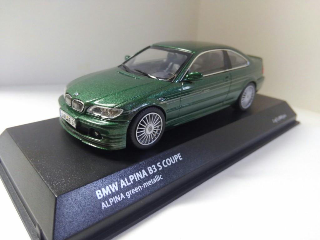 京商 1/43  BMW ALPINA B3S coupé アルピナグリーン