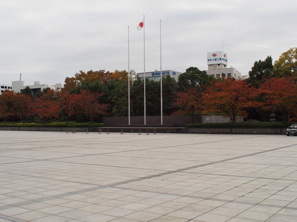防衛省　市ヶ谷地区見学ツアー　儀仗広場