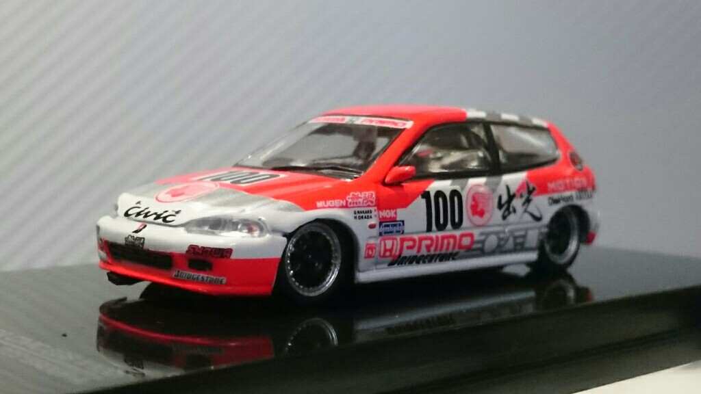 ターマックワークス(TARMAC WORKS) 1/64 HONDA CIVIC EG6 出光