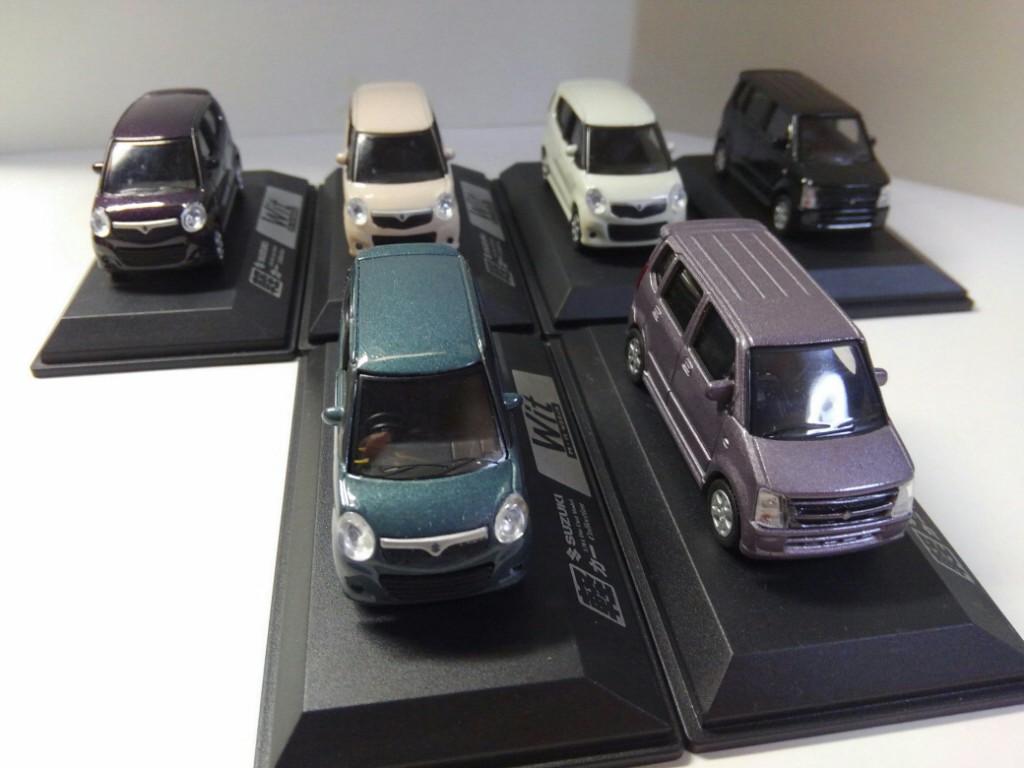 童友社 1/64 軽カーコレクション スら Wit MR WAGON 3種セット