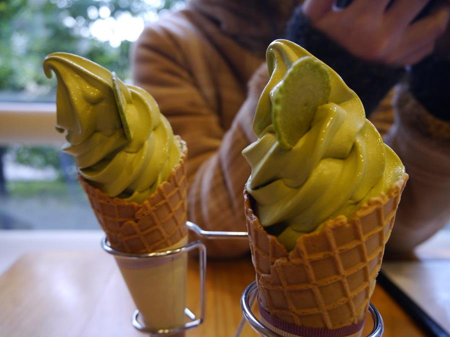 木谷山　抹茶ソフト