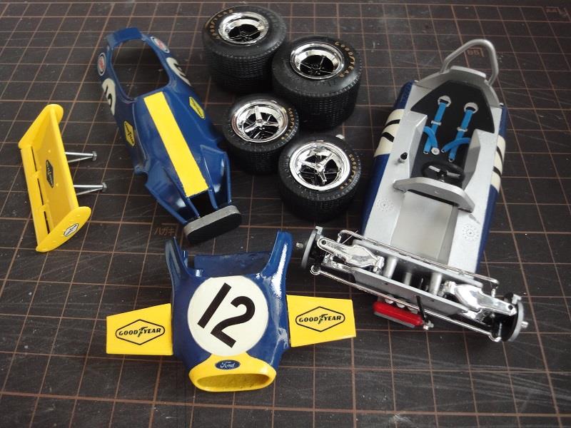 プラモ製作ーユニオン1/24 Brabham BT33｜ぴ ー し ー え むの