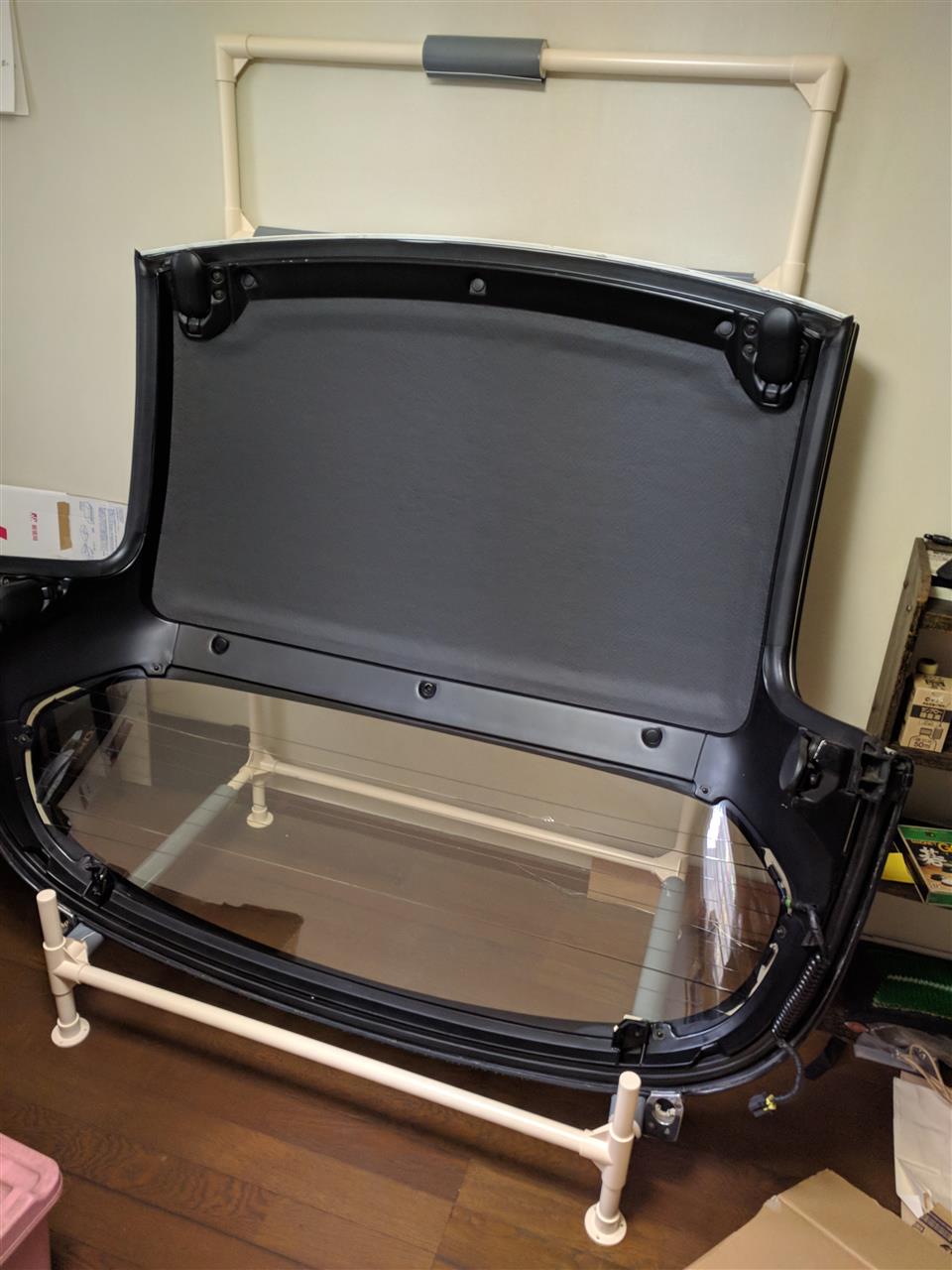 Asobuyer::ロードスターのハードトップスタンドを作ってみる