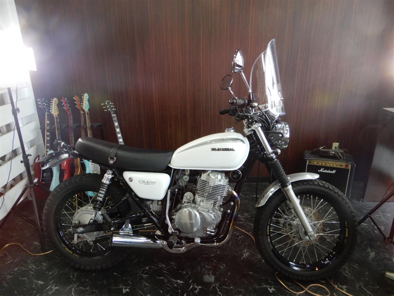 Cb400ssカスタム ホンダ Cb400 Ssのクルマレビュー Cb400ss スクランブラー計画 Airplay みんカラ