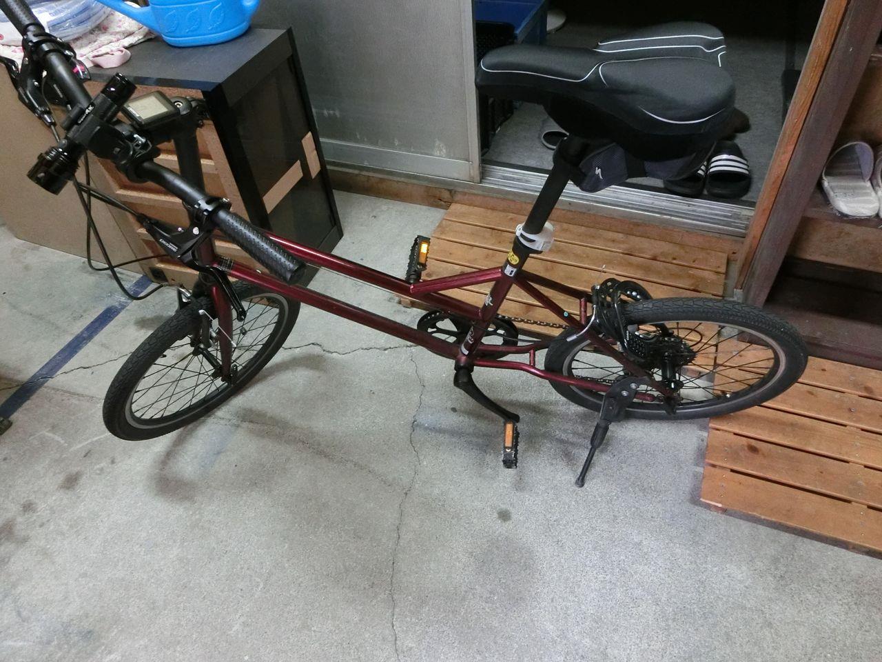 自転車 フェンダー diy