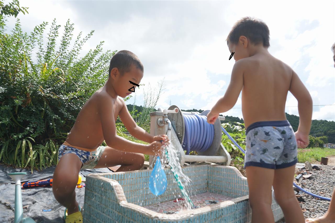 パンツ一丁　男の子 夏休み～子どもと一緒になって本気で遊ぶ ③｜tessa111のブログ｜☆ Record of a 111 ☆ - みんカラ