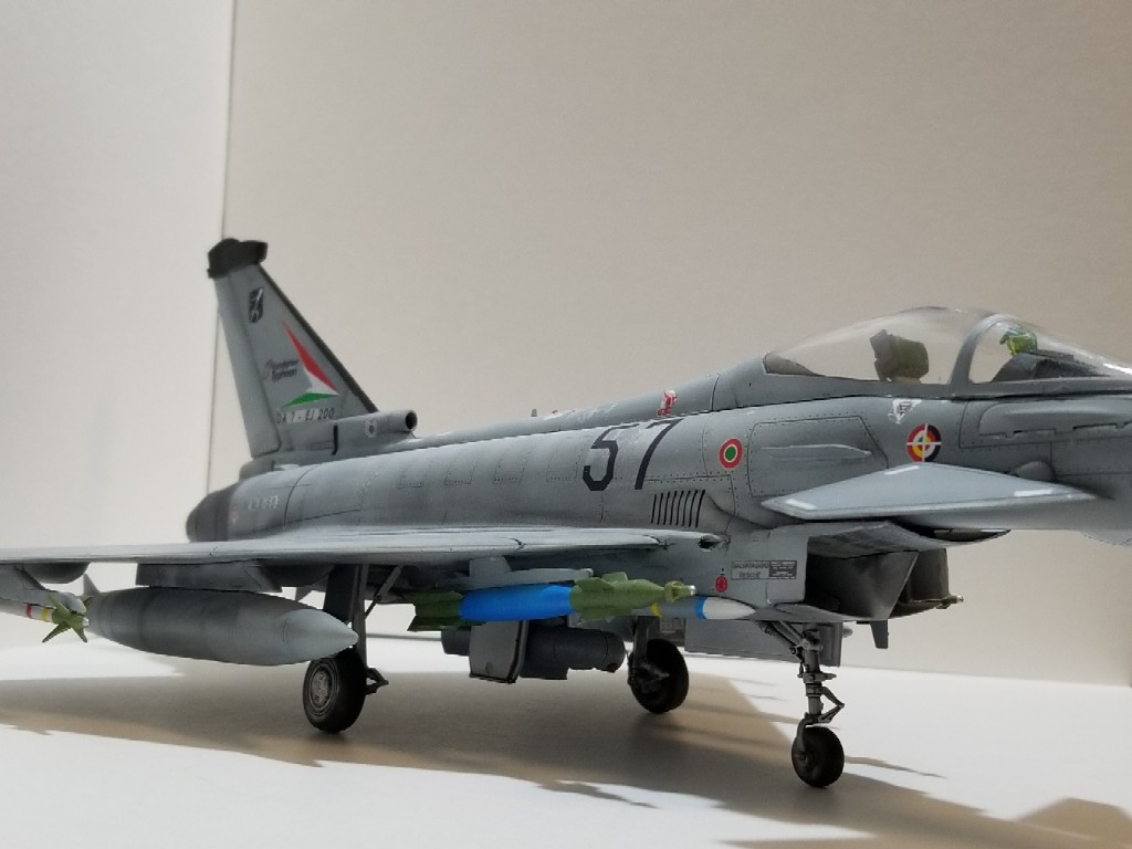 イタレリ 1/48 EF2000 タイフーン 完成｜MOTOYAWATAのブログ