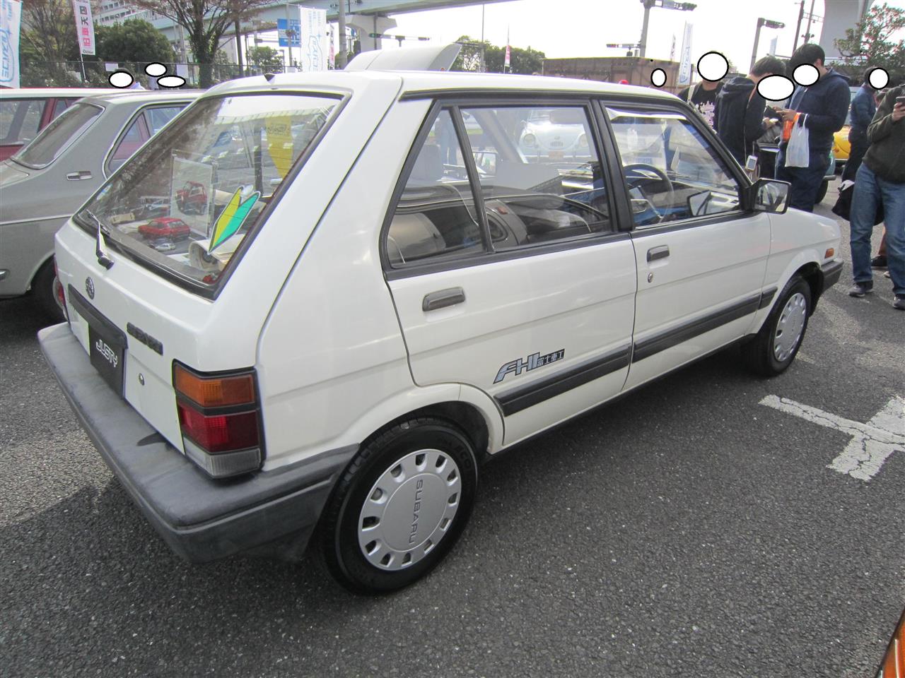 初代 ジャスティ 5ドアハッチバック 前期型 お台場旧車天国 Kurumazukidayoのブログ としさんの日記 みんカラ