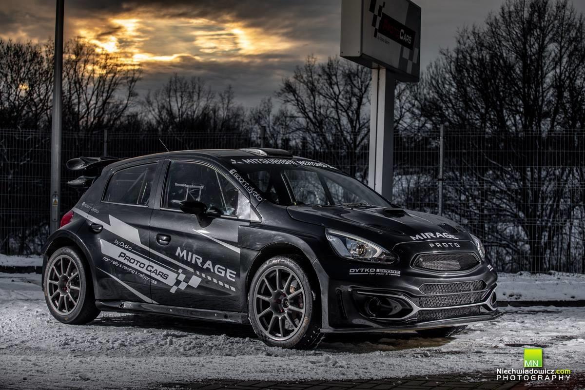 New Mitsubishi Mirage Proto with Lancer Evo X mechanical