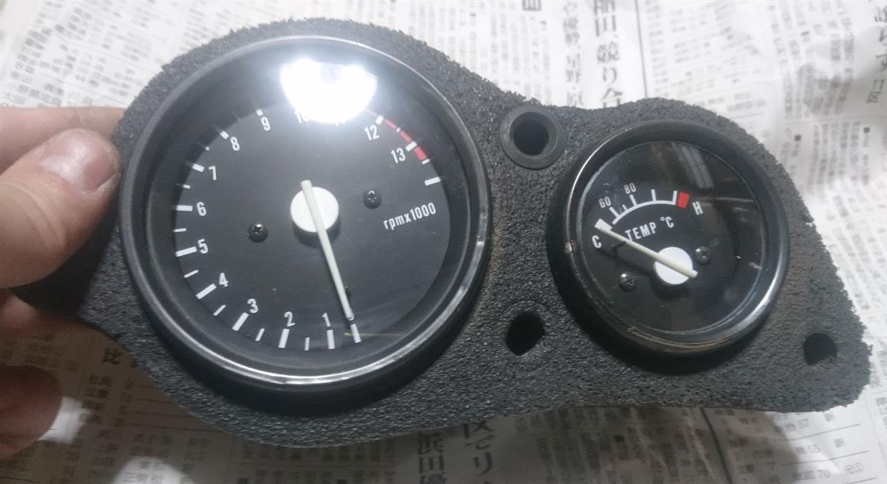 NS-1にNSR250のタコメーターと水温計の流用」らぼぉのブログ | らぼぉ