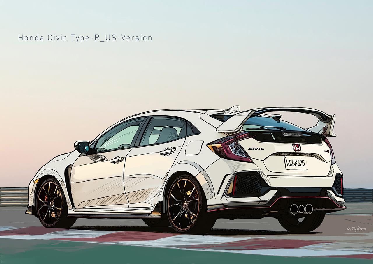 イラスト ギャラリー135 ホンダ シビック Type R タジマ K7のブログ Season G5 みんカラ