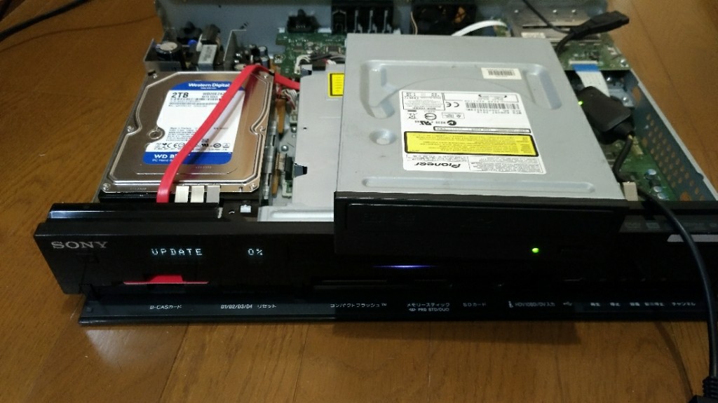 SONY BDZ-RX100 HDD交換｜velvetblueroseのブログ