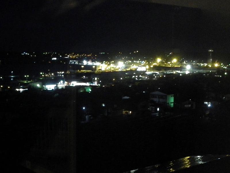展望台浴場休憩所からの大洗夜景！