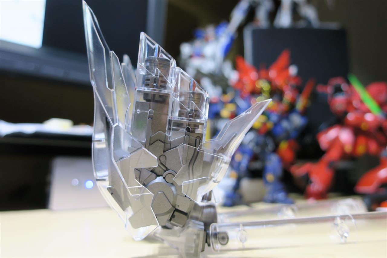 ガンダムベース限定 MGシナンジュ メカニカルクリア 制作記 完