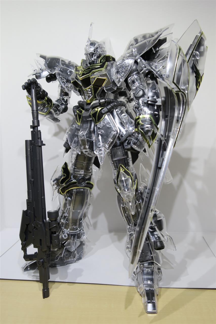 ガンダムベース限定 MGシナンジュ メカニカルクリア 制作記 完
