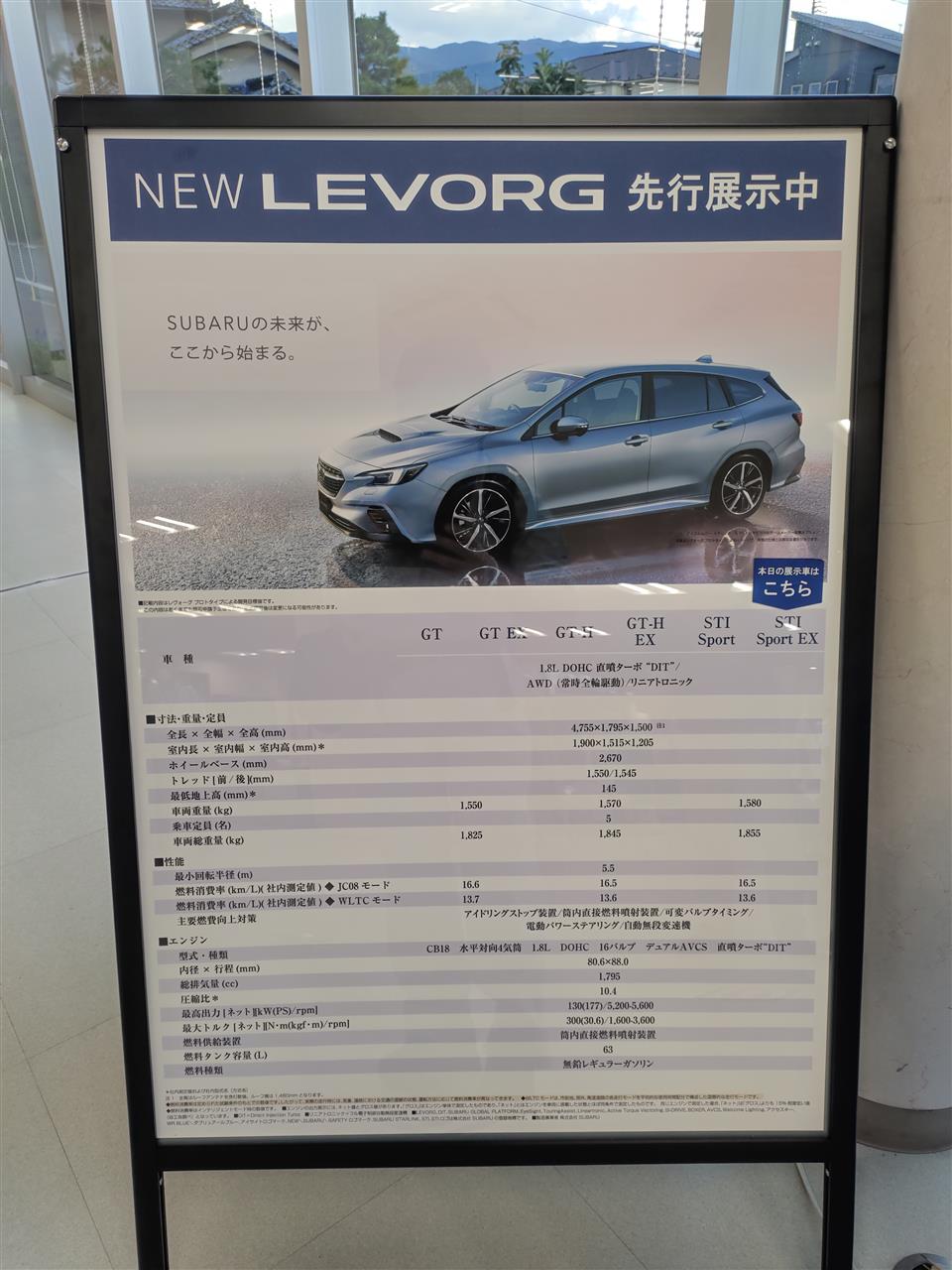 新型レヴォーグ先行展示と現行レヴォーグのお出迎え Sinano470のブログ 過給機搭載型低燃費超長距離巡航戦術電子陸上戦闘機 目標 打倒コンパクトカー みんカラ 新型レヴォーグ先行展示と現行レヴォーグのお出迎え Sinano470のブログ 過給機搭載型低燃費超長距離巡航戦術電子陸上戦闘機 目標 打倒コンパクトカー みんカラ