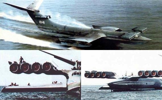 旧ソ連の変わり種航空兵器（？）エクラノプラン”カスピ海の怪物