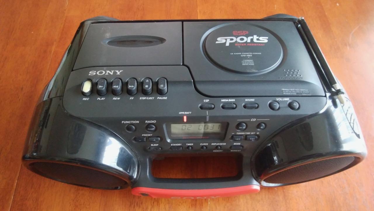 sony CDラジカセ widdit CFD-980 アンテナ 破損（SONY