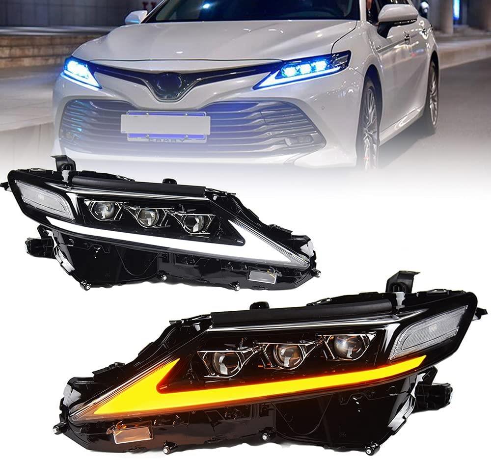 70カムリ　純正ヘッドライト　カムリ　トヨタ　ヘッドライト トヨタ純正】70系カムリ 前期純正 LEDヘッドライト 左右セット