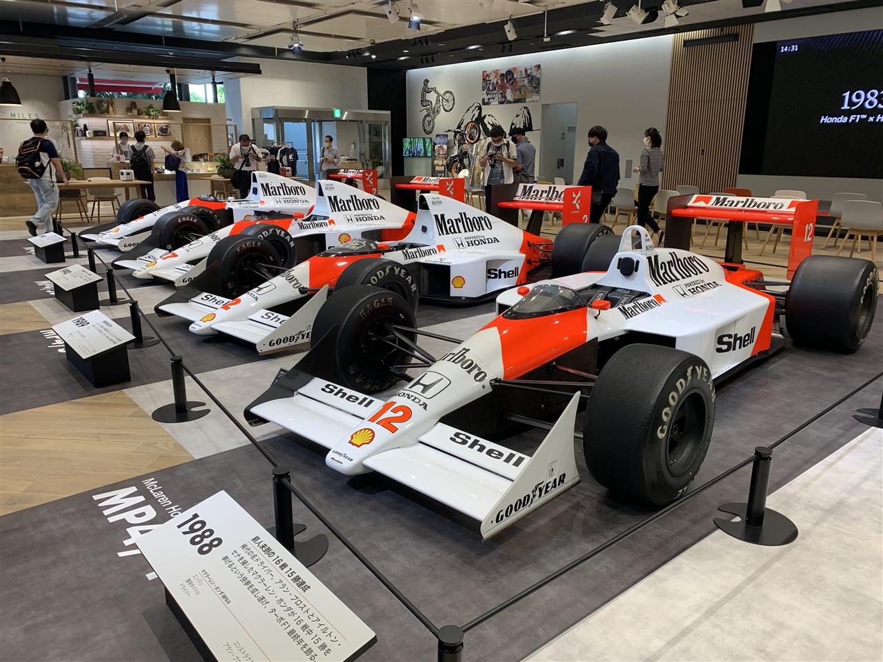 歴代 ウィニング F1マシン マクラーレン、ウィリアムズ